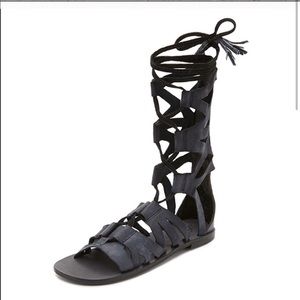 Free People mid calf gladiators size 38